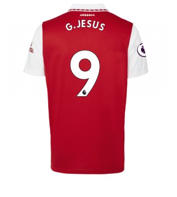 Arsenal Gabriel Jesus #9 Hjemmedrakt 2022-23 Kortermet